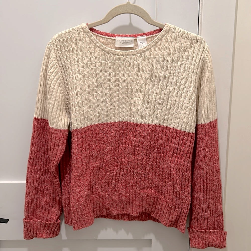 Liz Claiborne Dual-Tone Sweater